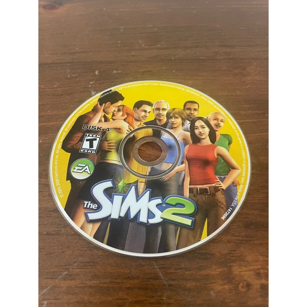 The Sims 2 PC CD-ROM Game EA Maxis Life Simulation Strategy 2004 Vintage